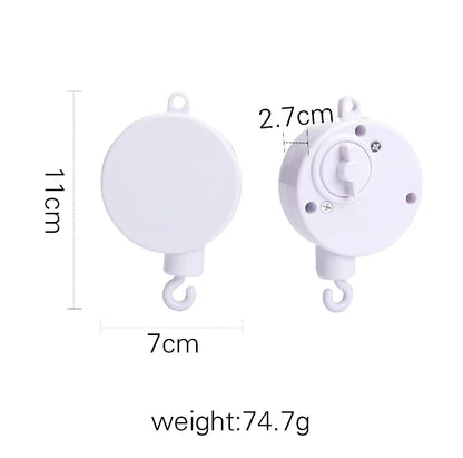 Móvil de cuna de conejo de madera Juguetes sensoriales para recién nacidos Suave