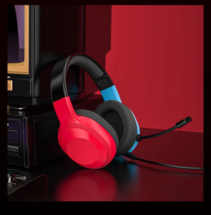 Gaming Headset Wired Lightweight With Omnidirectional Mic