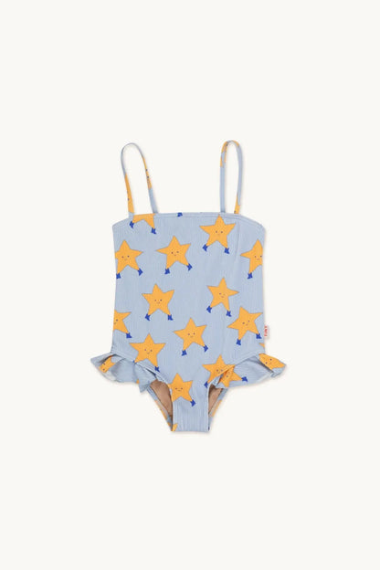 Lightweight unisex one-piece swimsuit - casual cut, nylon, beach & pool wear for kids