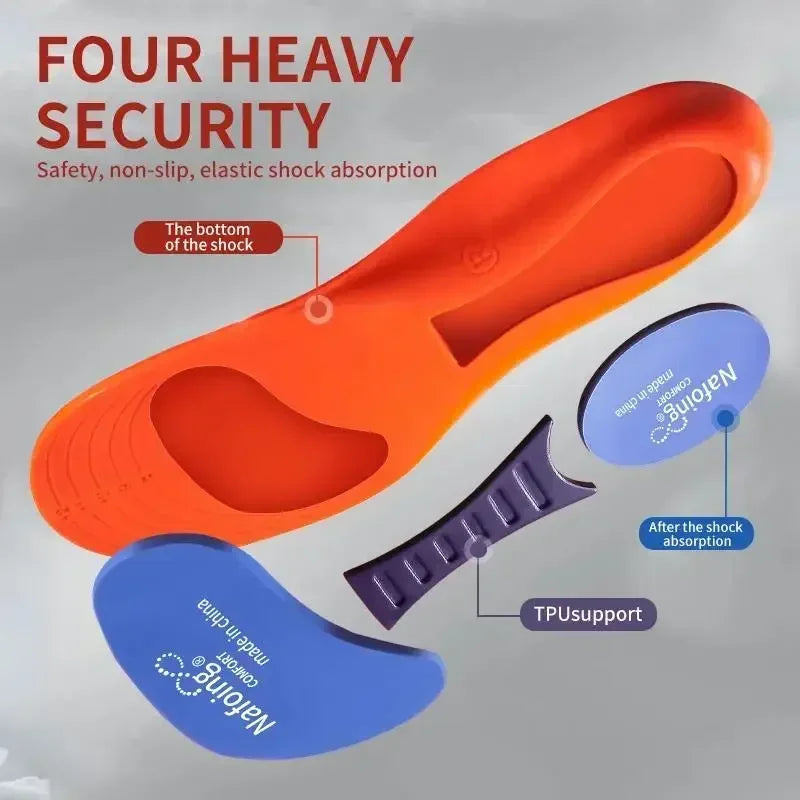 Sport Insoles Shock Absorption Orthotic Shoe Inserts Plantar Fascia Insole