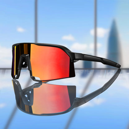 Lightweight unisex sports sunglasses – UV400 polycarbonate lenses, cycling, running, fishing