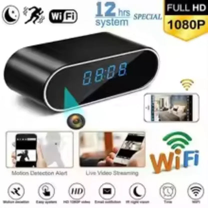 HD 1080P Alarm Clock Camera Wireless Wifi Surveillance Cam With IR Night Vision DVR For Home Security Fall 2025