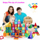 Magnetic Building Tiles Set for Toddlers - Montessori Educational Toys for Boys and Girls Aged 3 and Up