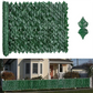 Faux Ivy Privacy Screen Panel - Indoor/Outdoor Green Leaf Garden Decoration for Home and Balcony