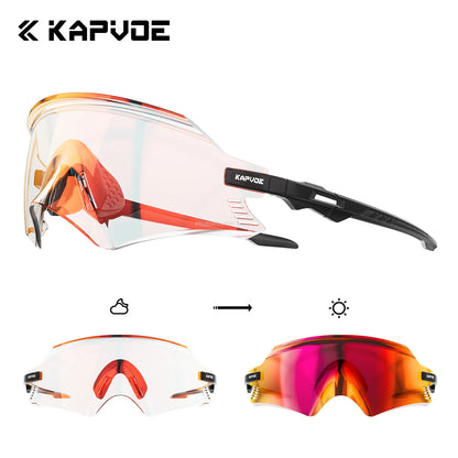 Gafas de ciclismo fotocromáticas para exteriores tendencia otoño 2026 protección UV400 para carreteras y senderos