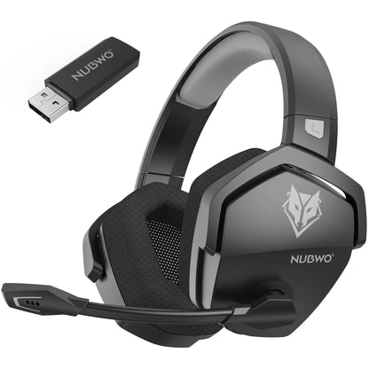 Wireless Gaming Headset With Mic Active Noise Cancellation