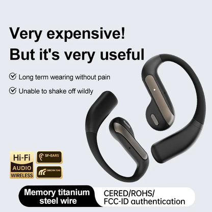 AI Translation Earbuds With Noise Canceling Ear Hook Sports