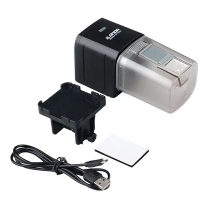 WiFi fiskefoder 2L beholder automatisk akvariefoder smart hjem 2025 app og stemmestyring planlagt fodring