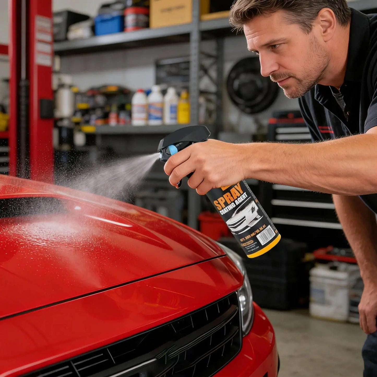 Glasversiegelungsspray 300ml Hydrophober Autopflege, Hochglanz-Finish, TikTok viral Autopflege 2026