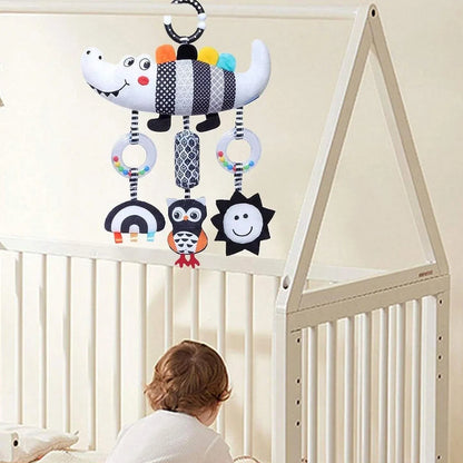 Sonajero para bebé Juguete colgante para cochecito Juguetes sensoriales para recién nacido