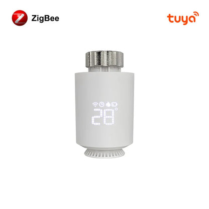 Smart Thermostat TRV Actuator ZigBee3.0 Radiator Valve Controller Voice Assistant Compatible Fall 2025 Gift