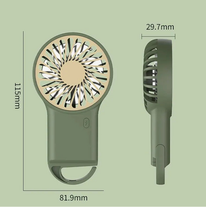 Mini Wind Portable USB Desktop Fan with Hook
