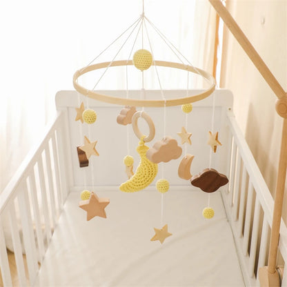 Hot Air Balloon Crib Mobile Newborn Sensory Toys Soothing