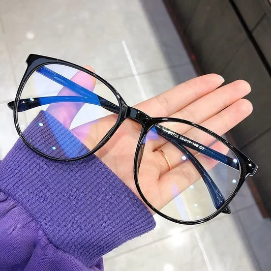 Occhiali anti luce blu lenti trasparenti occhiali con lenti intercambiabili unisex comfort visivo ritorno a scuola 2026