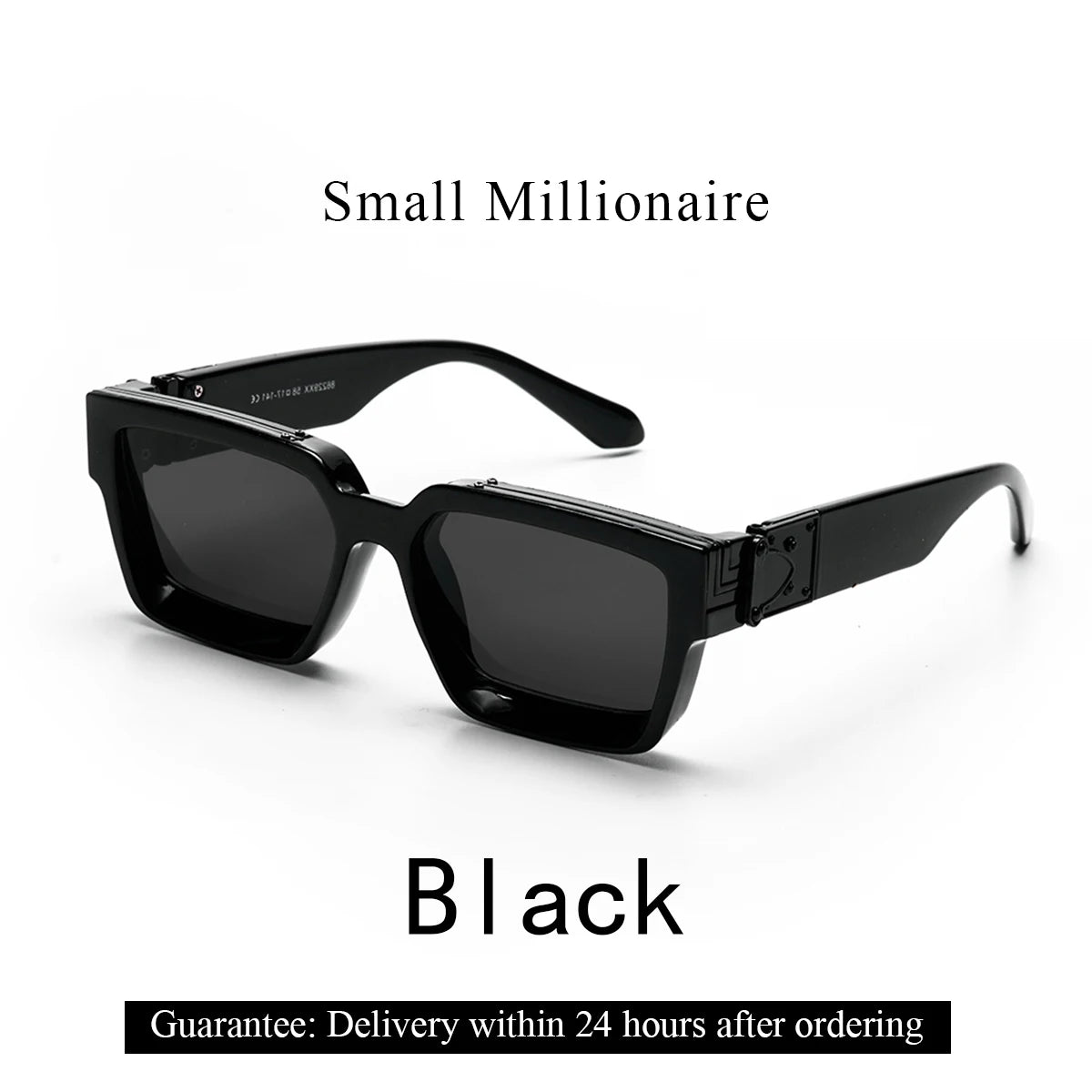 Sunglasses Black Retro Square Shades Luxury Fashion Eyewear Fall 2026 Trend Gift Idea