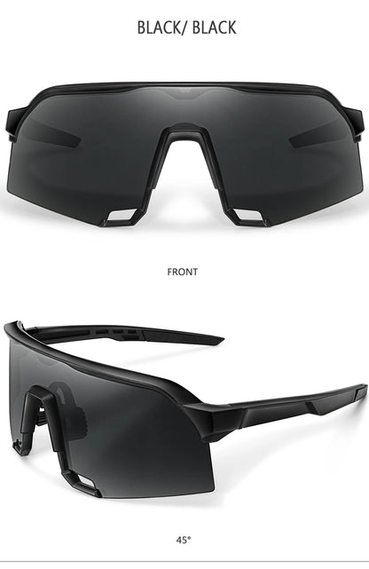 Lightweight unisex sports sunglasses – UV400 polycarbonate lenses, cycling, running, fishing