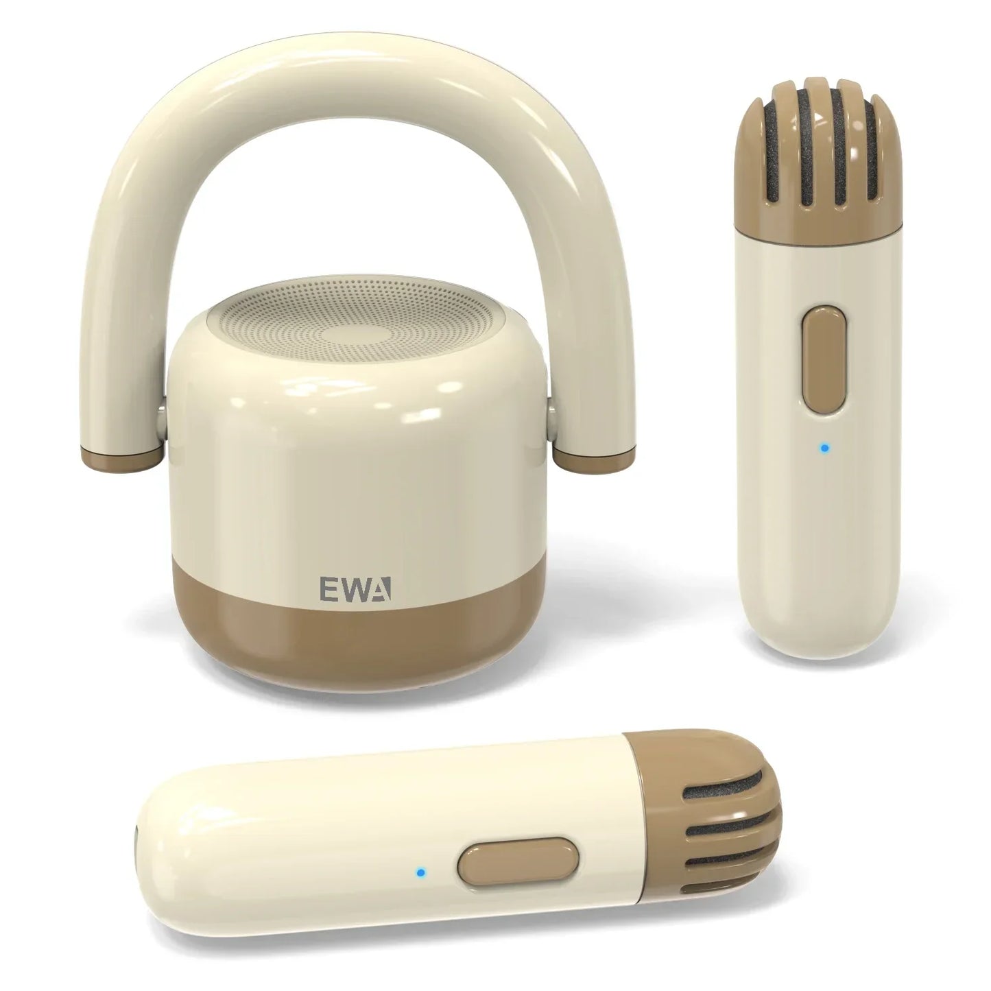 Karaoke Machine Mini Bluetooth Speaker With 2 Wireless Microphones, Holiday Gift 2025 Family Party Fun