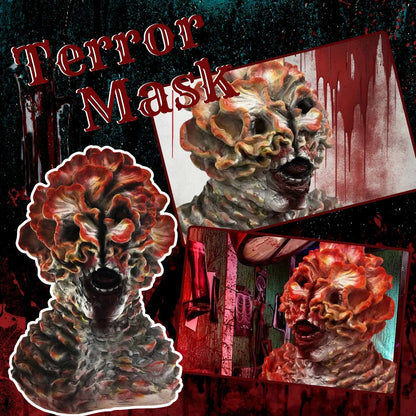 Halloween Maske Latex Clicker Cosplay Fullt Ansikt Monster 2025