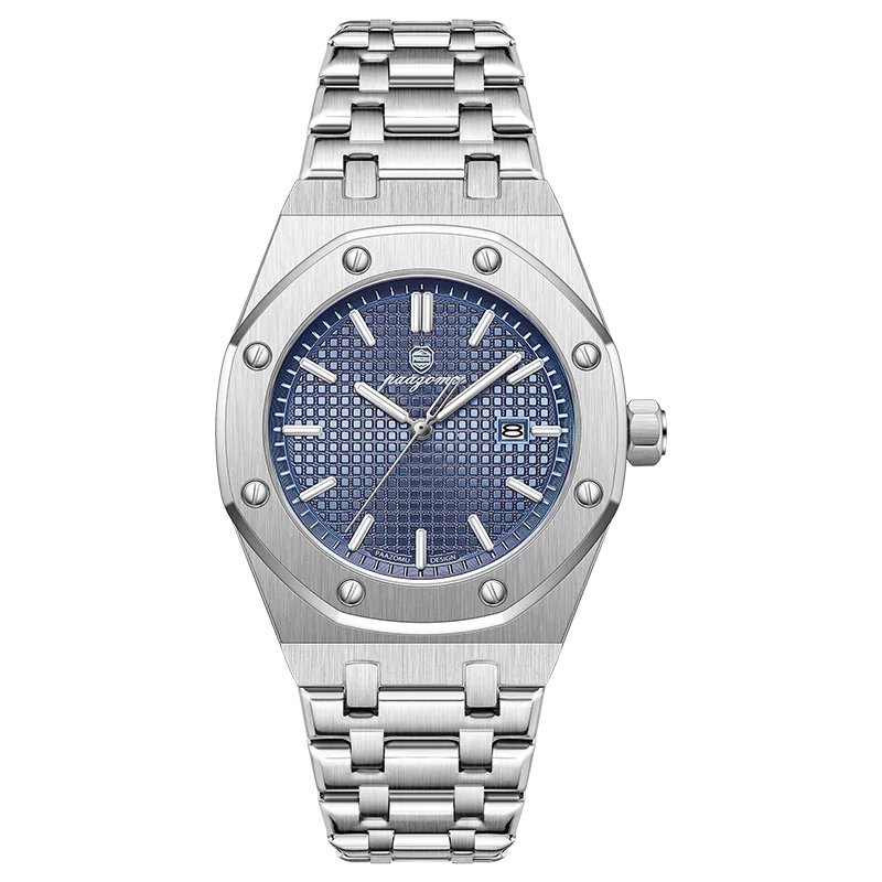 Quartz Stainless Steel Business Watch Waterproof Date