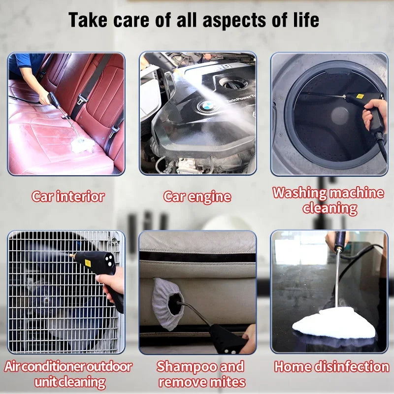 Handheld Steam Cleaner 110V 220V Portable High Temperature Steam For Car Sofa Curtains Fall 2026 Home Cleaning Trend