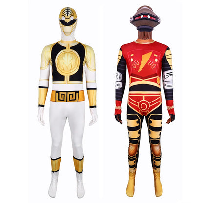 Samurai Sentai Shinkenger Power Rangers Cosplay Jumpsuit Costume Set with Mask for Adults 2026