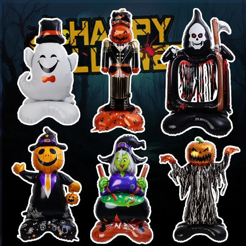 Halloween Luftballons Riesiger Folienaufsteller Partydekoration 2025