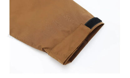 Chaqueta impermeable para hombre para senderismo - Poliéster con capucha extragrande