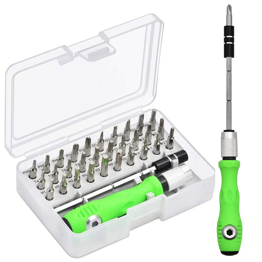 Set di cacciaviti Mini kit di attrezzi manico verde per riparazioni domestiche fai-da-te Regalo virale TikTok autunno 2025