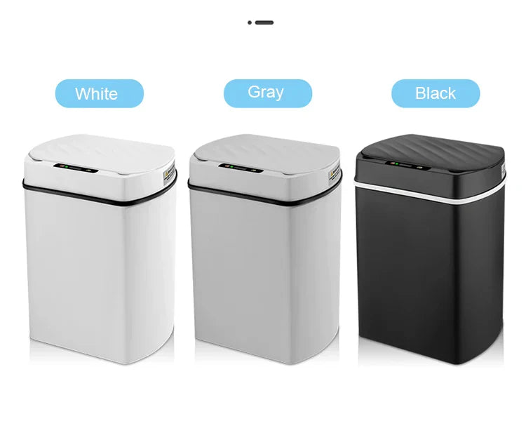 Smart Sensor Trash Can Rectangular Kitchen Bathroom