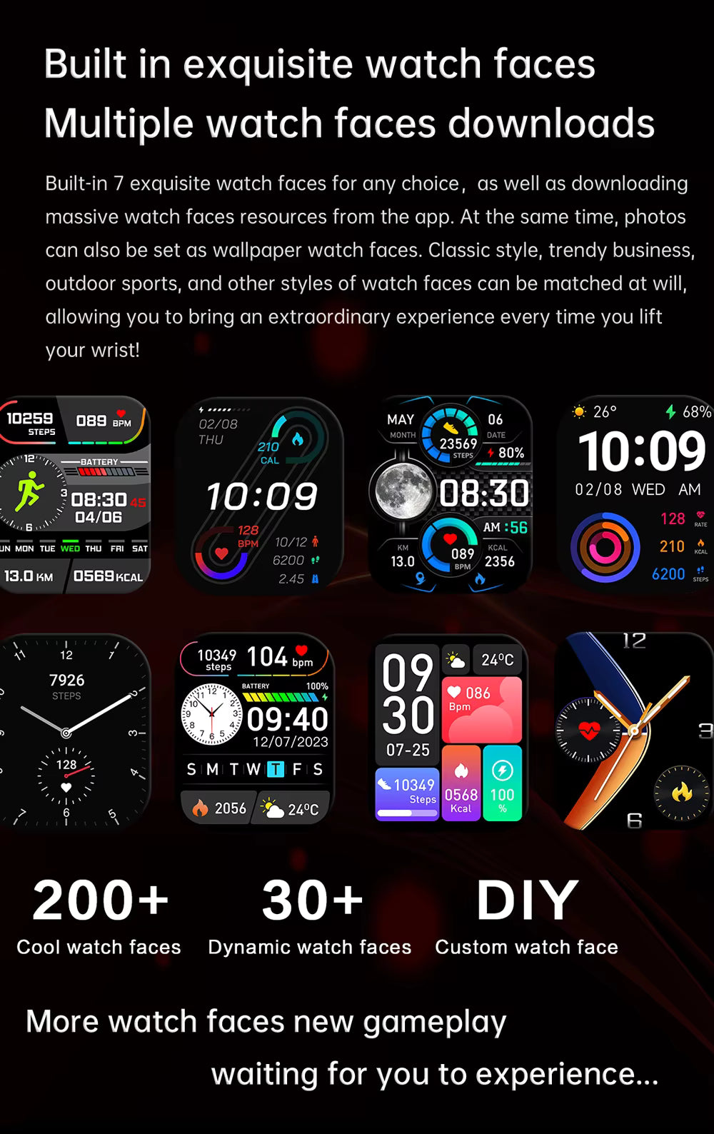 2025 Health Smartwatch BP+ECG+HRV+BG Monitor with SpO2, Heart Rate, Sleep & Fitness Tracking