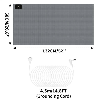 Earthing Grounding Bed Sheet 95 Cotton 5 Silver Fiber