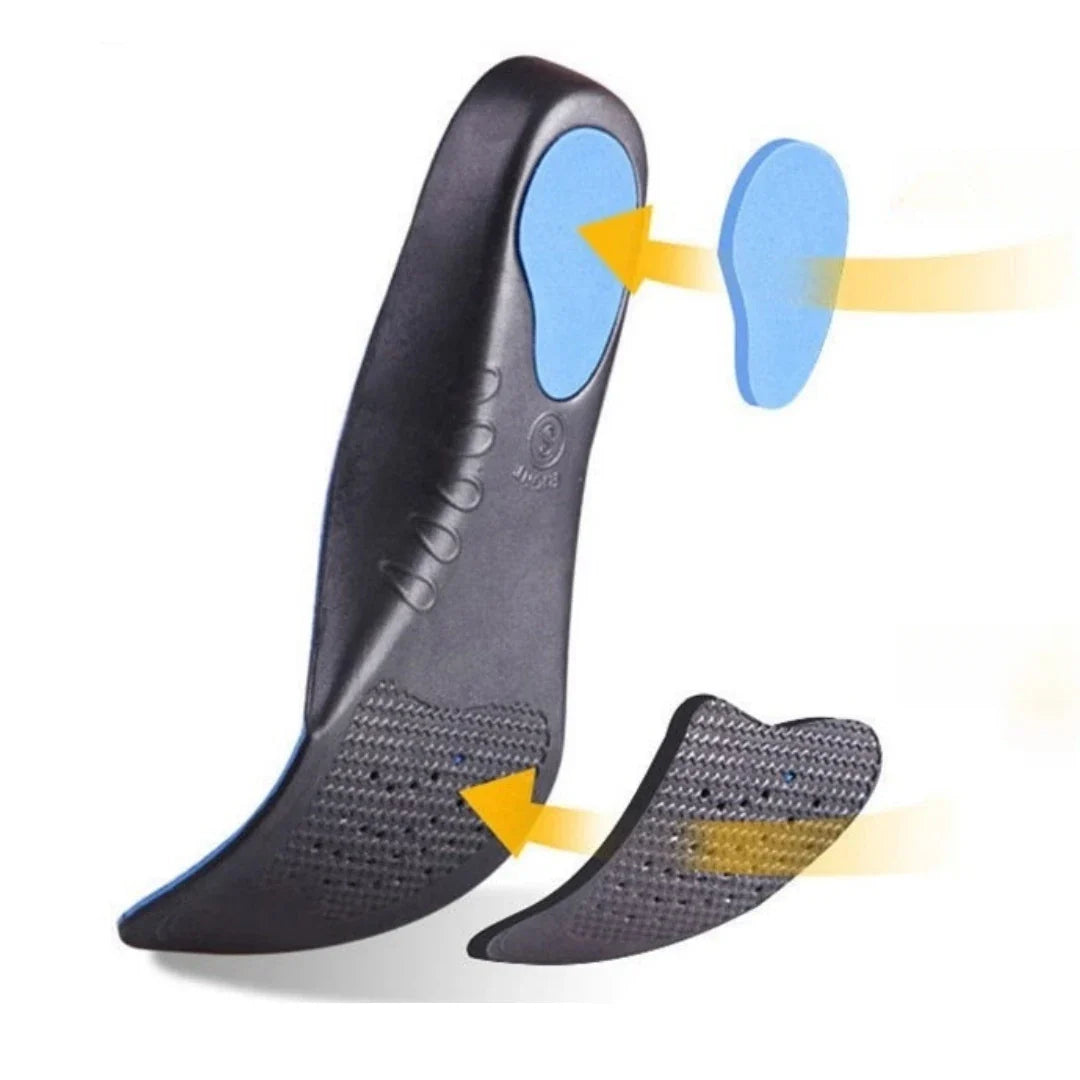 Arch Support Insoles 3cm Height Orthotic Gel Inserts For Flat Feet Plush Comfort Fall 2025 Gift