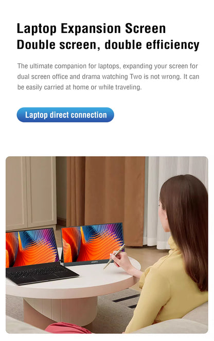 Draagbare Monitor 14.1 Inch Touch IPS HDR10 Tweede Scherm