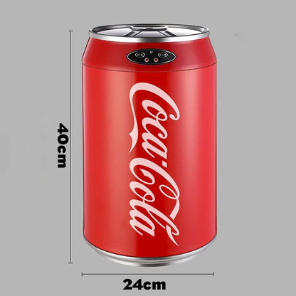 Automatic Induction Trash Can Round Kitchen Bin 24x40cm