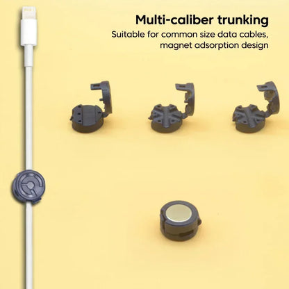 Organizzatore per cavi USB Clip in silicone per cavi Supporto da scrivania
