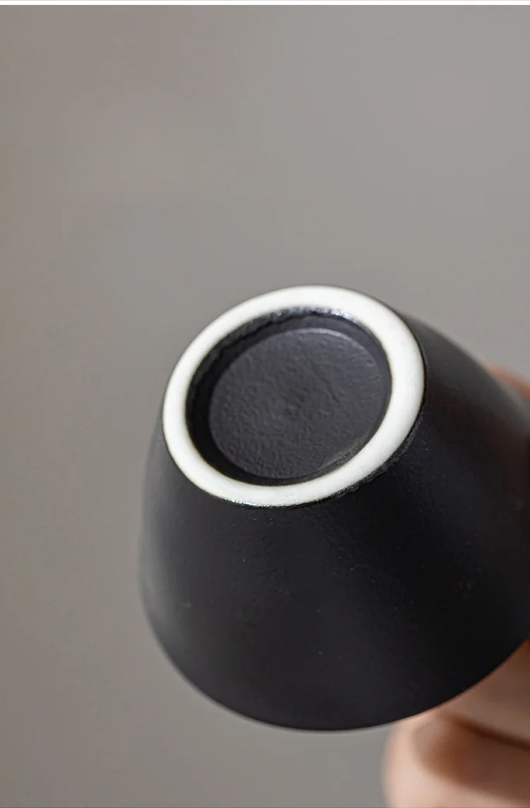 Portable Ceramic Travel Tea Set With Case Gift Kit