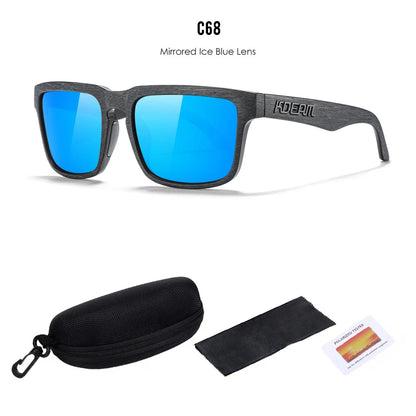 Lunettes de soleil polarisées unisexes pour l'extérieur tendance été 2026 Verres miroir légères Protection UV Idée cadeau
