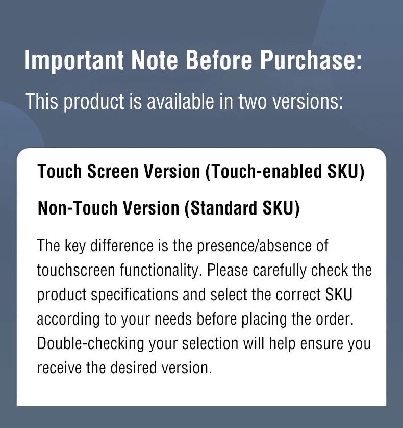 16 Inch Draagbare Touch Monitor 1920x1200 HDR10 Laag Blauw