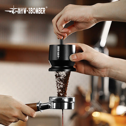 Espresso doseer trechter 58mm aluminium legering doseer beker barista gereedschap val 2025 precies anti spatten