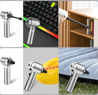 Aspiradora de coche inalámbrica mini de mano fuerte 6000mAh