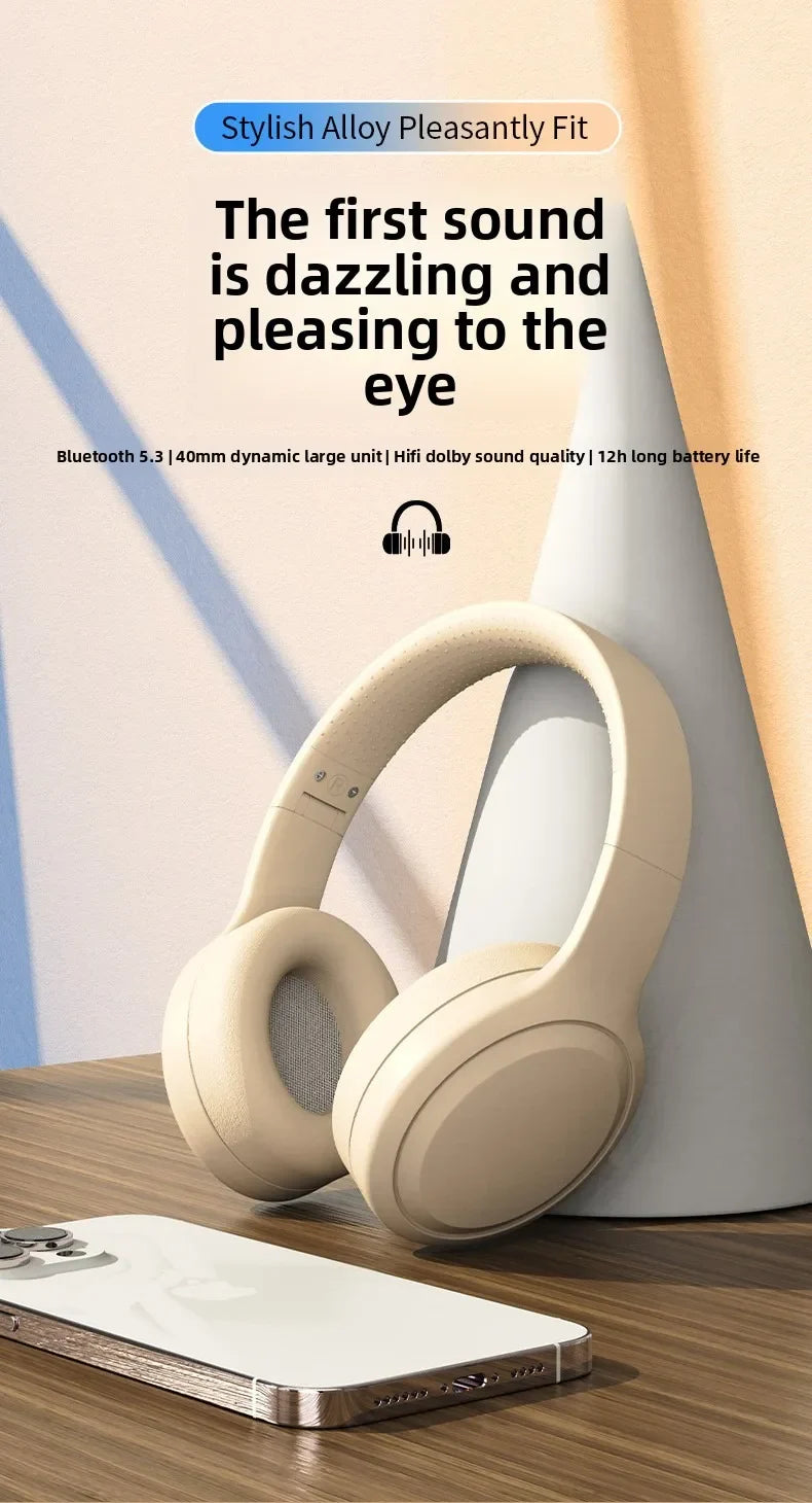 Wireless Bluetooth Headphones Over Ear Noise Cancelling