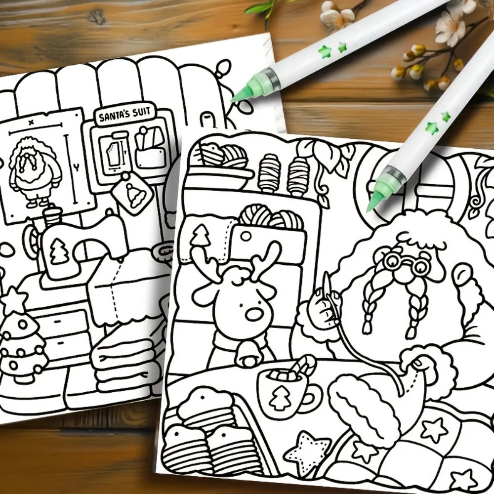 Christmas Coloring Book For Kids - Mindful Fun, Family Bonding Holiday Gift 2025