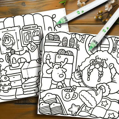 Christmas Coloring Book For Kids - Mindful Fun, Family Bonding Holiday Gift 2025