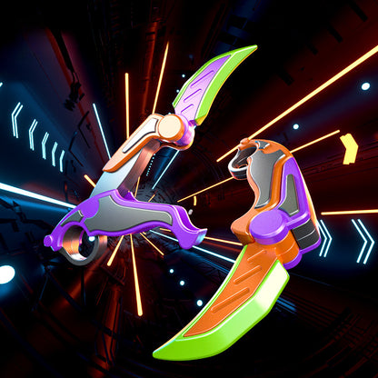 Fidget Knife Gravity Claw 3D Printed Butterfly Toys