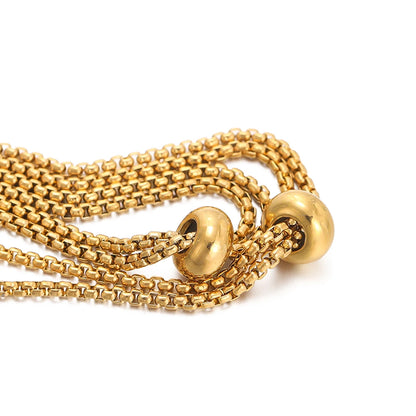 Extensores de Pulsera de Acero Inoxidable Deslizadores Ajustables 3 Piezas