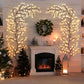 96LED Solar & USB Powered DIY Tree and Vine Lights - 8 Modes Warm White Decorative Lamp for Christmas & Party Home Decor