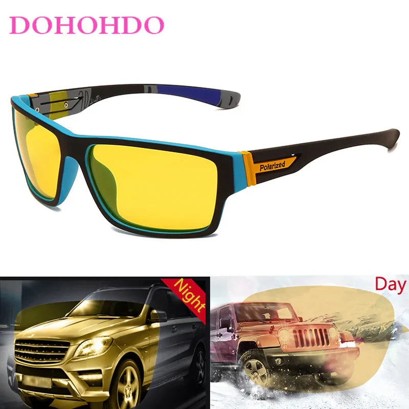 Night Vision Sunglasses Polarized Lenses For Night Driving UV400 Anti Glare Unisex Fall 2025