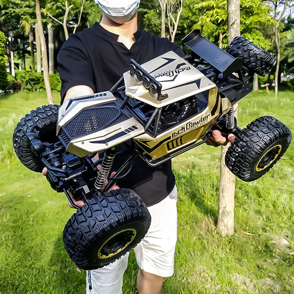 RC Car 4WD Off Road Rock Crawler 2.4G Remote Control Vehicle All Terrain Toy Gift Viral 2025