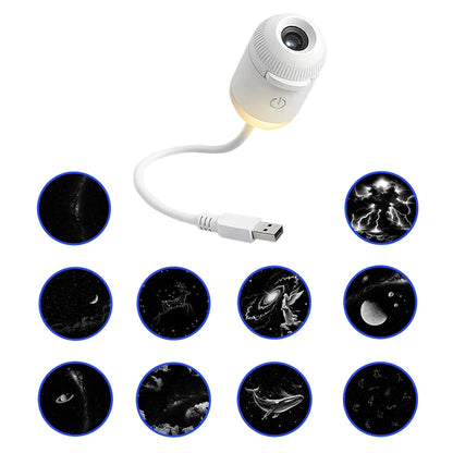 Galaxy Star Projector Night Light 2-in-1 Mood Lamp With Adjustable Brightness Viral Fall 2026 Gift