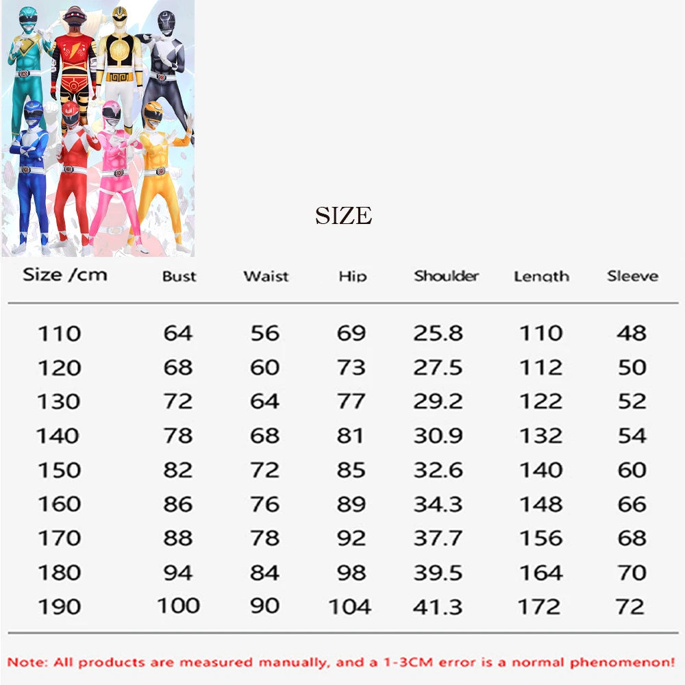 Samurai Sentai Shinkenger Power Rangers Cosplay Jumpsuit Costume Set with Mask for Adults 2026